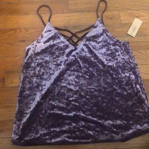Velvet tank